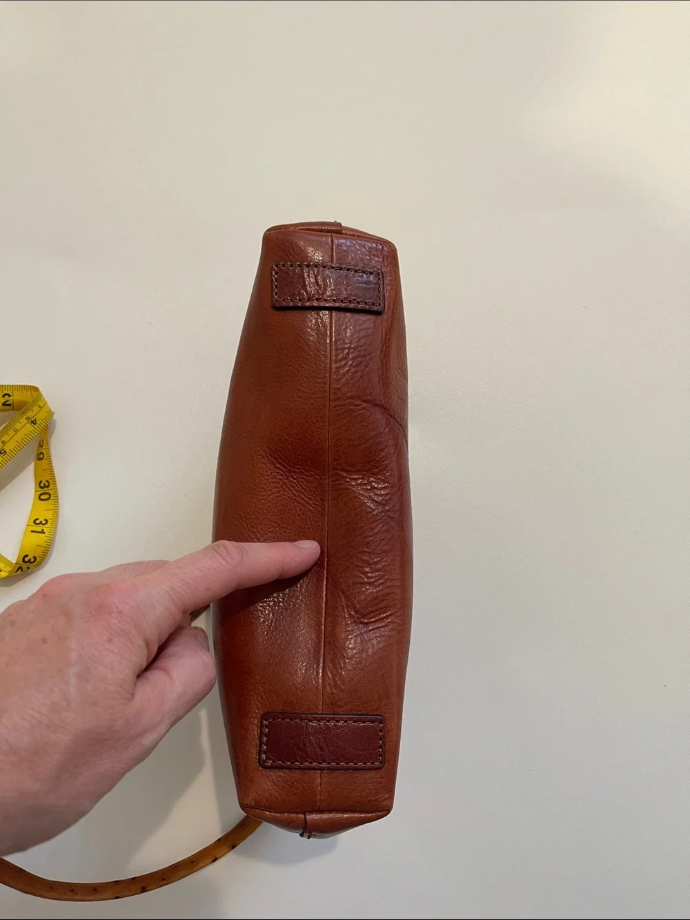 Modi Genuine Brown Leather Shoulder Bag